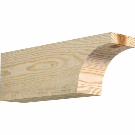 Ekena Millwork Huntington Rough Sawn Rafter Tail, Douglas Fir, 4"W x 6"H x 18"L RFT04X06X18HUN00RDF